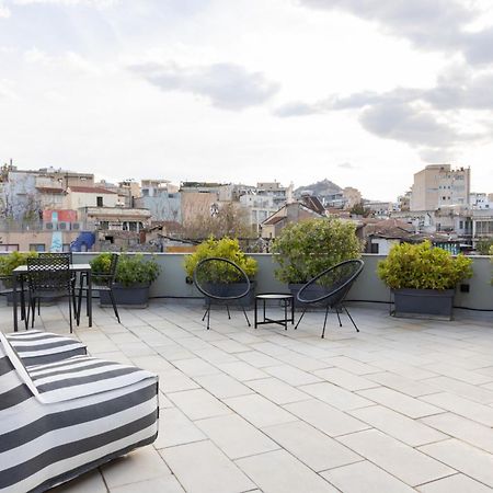 85 Sqm In The Heart Of Athens Shared Rooftop Deck Exterior foto