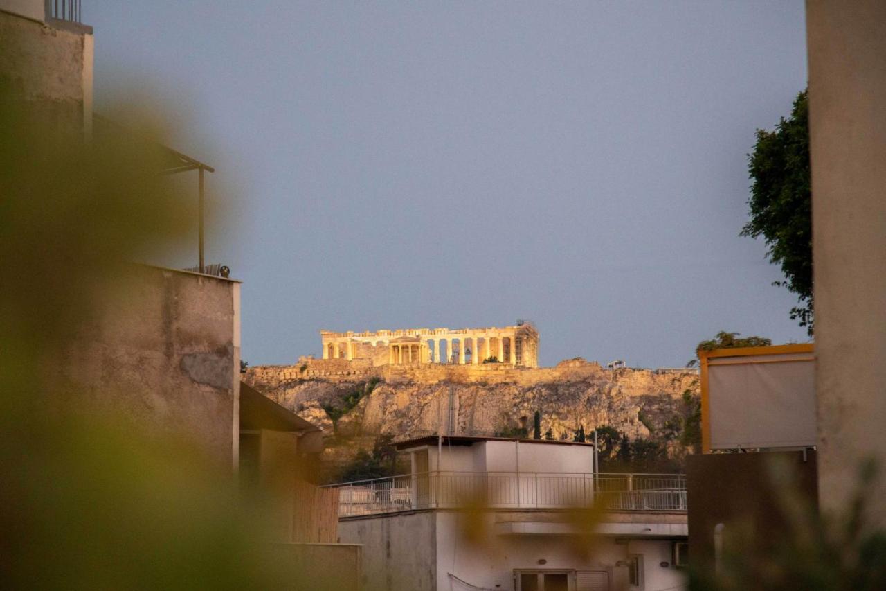 85 Sqm In The Heart Of Athens Shared Rooftop Deck Exterior foto